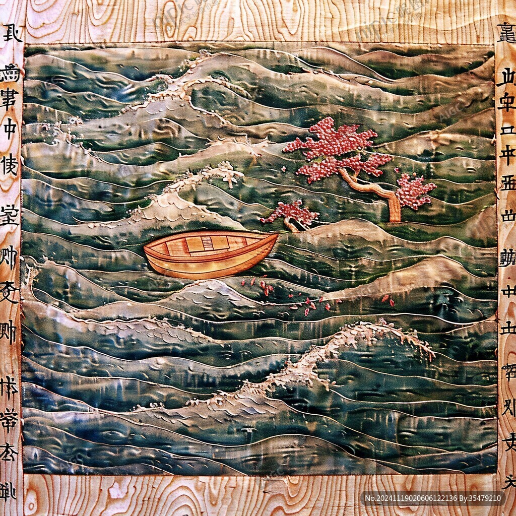 布依族牙舟浮雕