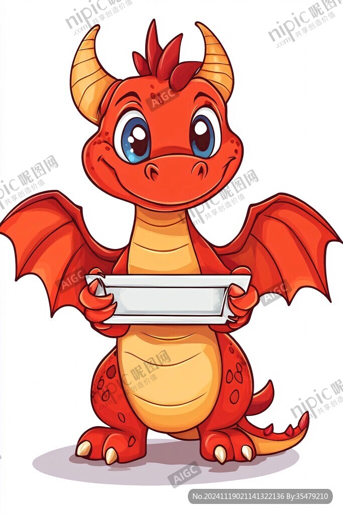 小龙卡通形象设计