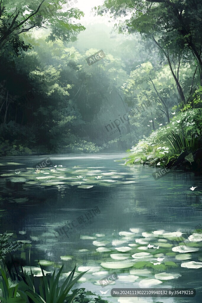 插画唯美风景