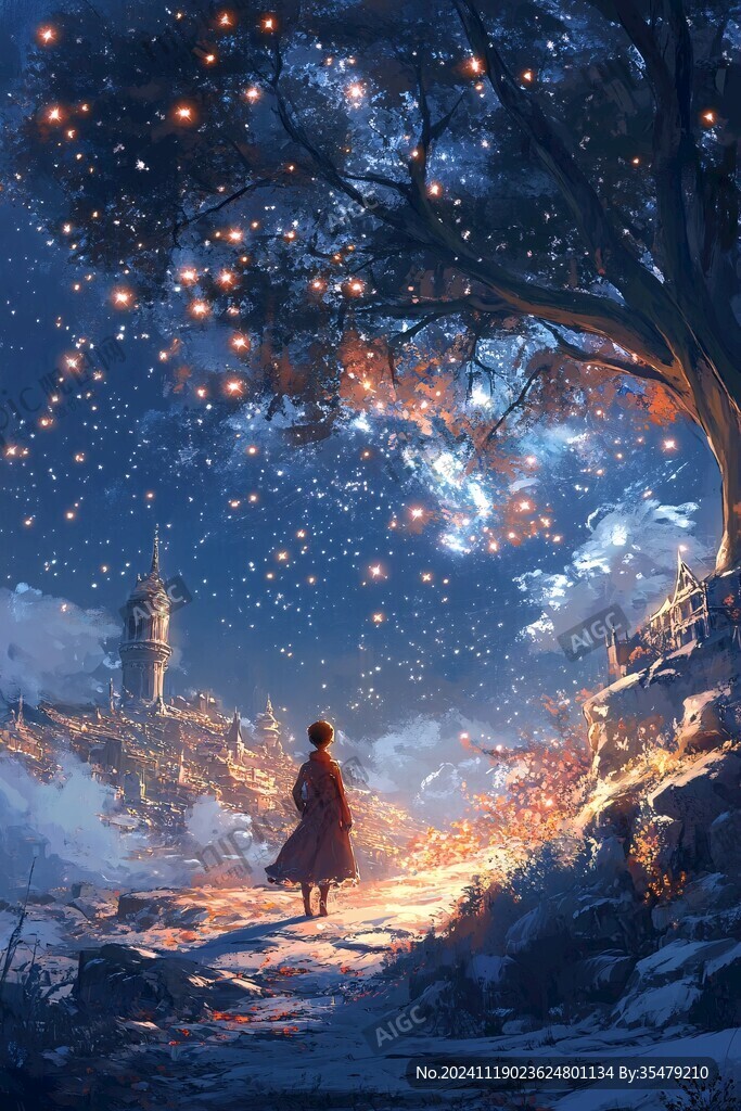 二次元梦幻插画