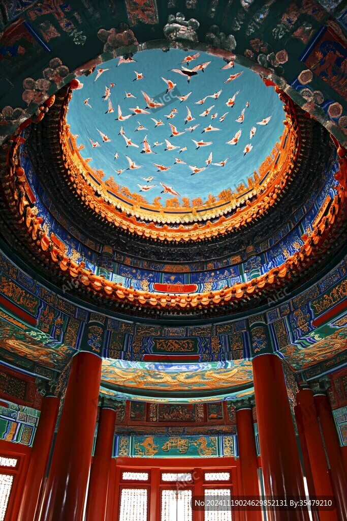 故宫天棚图案