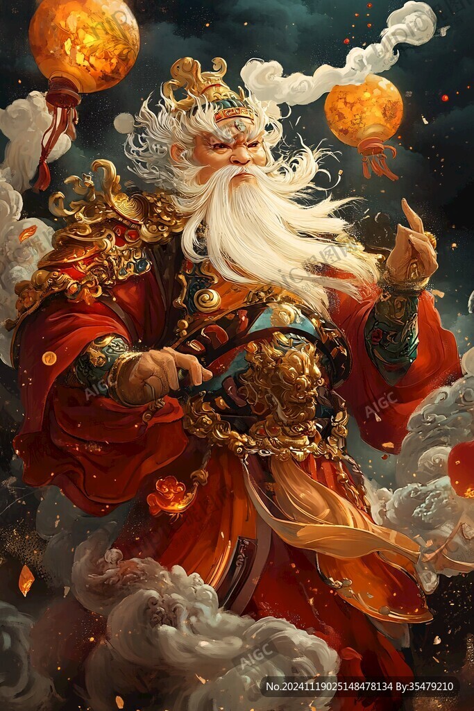 龙年寿星插画