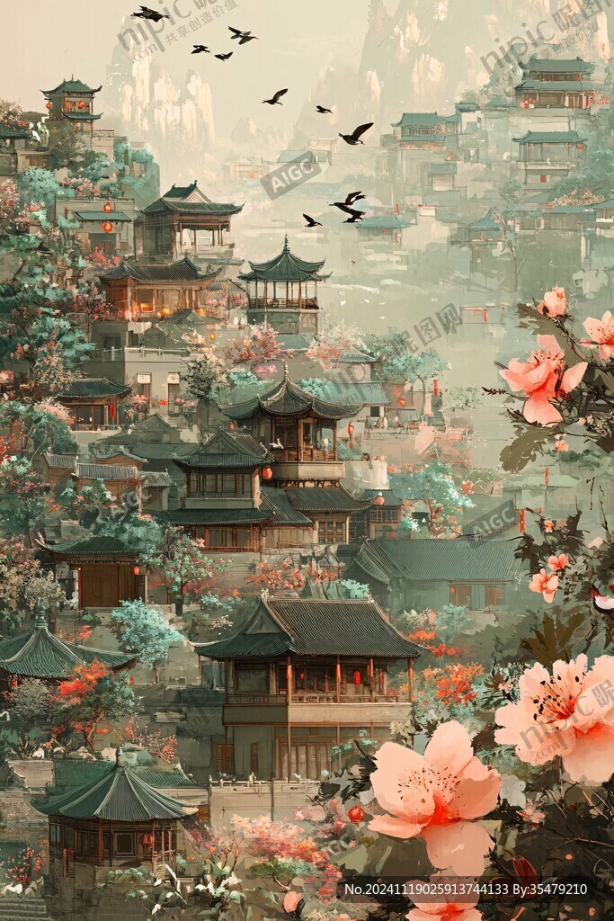 古风仙境天上宫阙