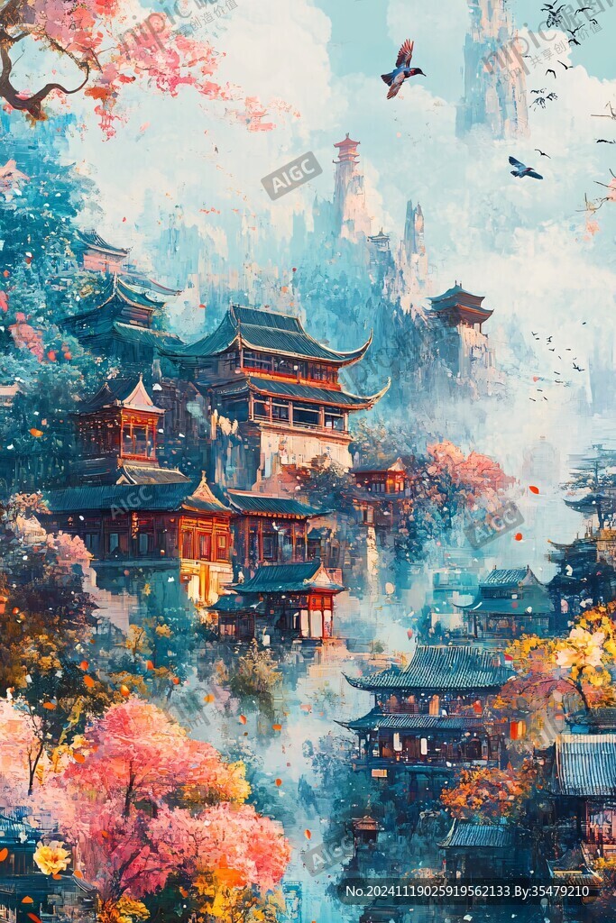 古风仙境天上宫阙