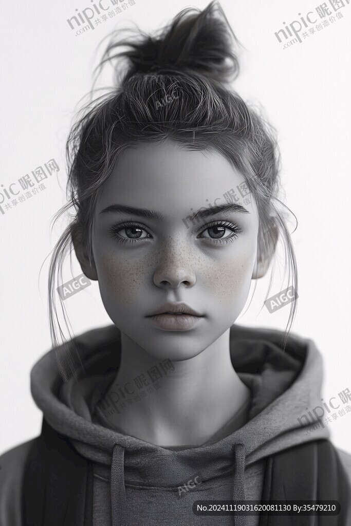 写实人物插画