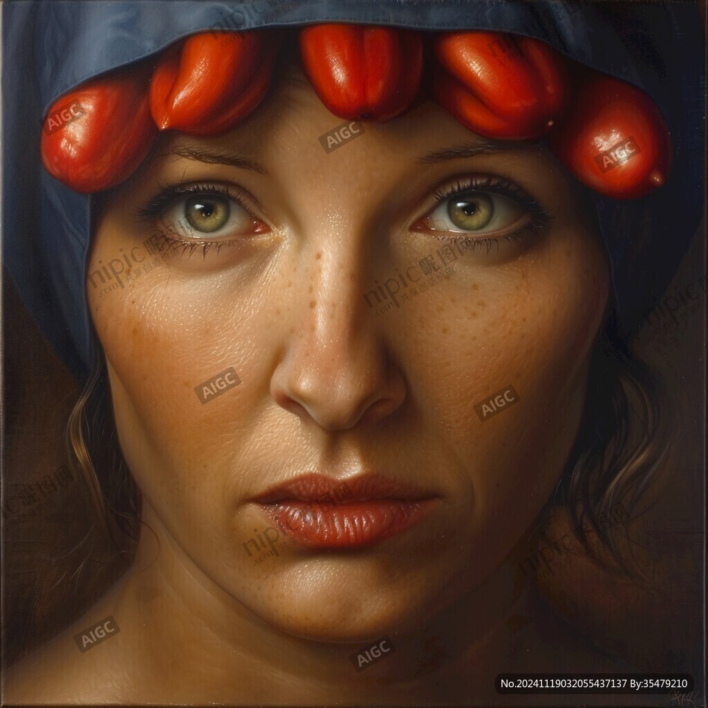 写实人物插画