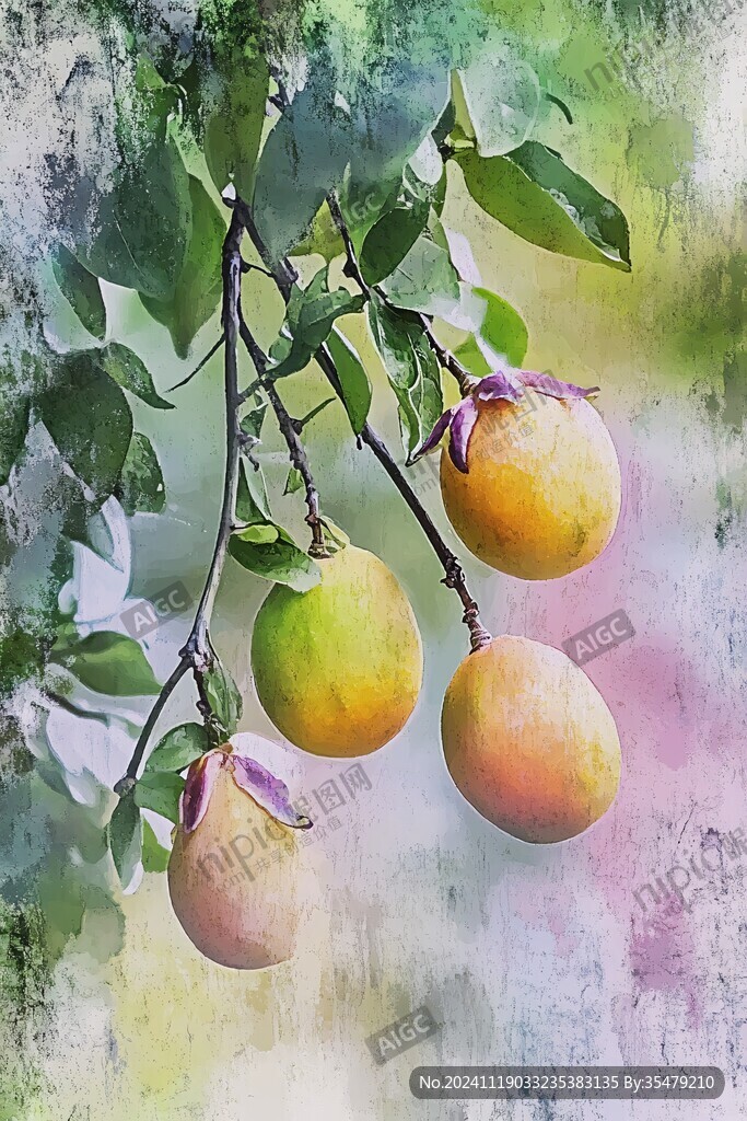 芒果装饰画