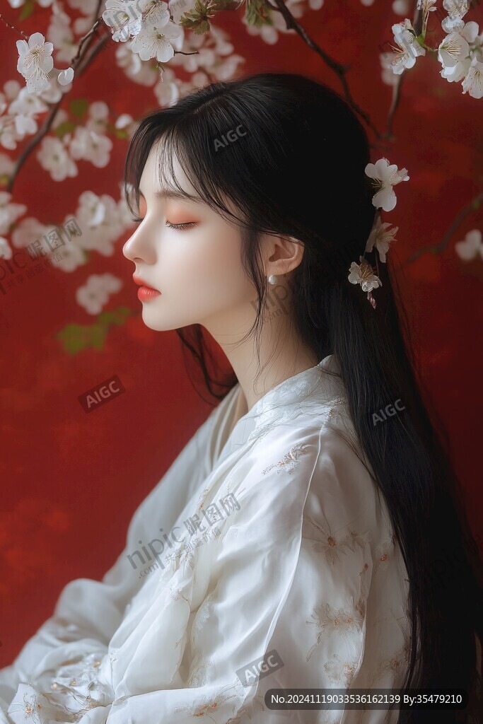 仙气清冷少女壁纸图片