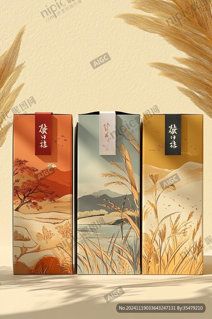 红米包装插画