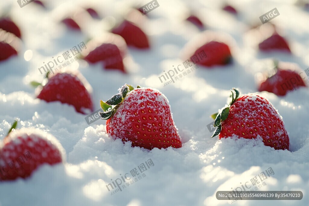 雪顶草莓