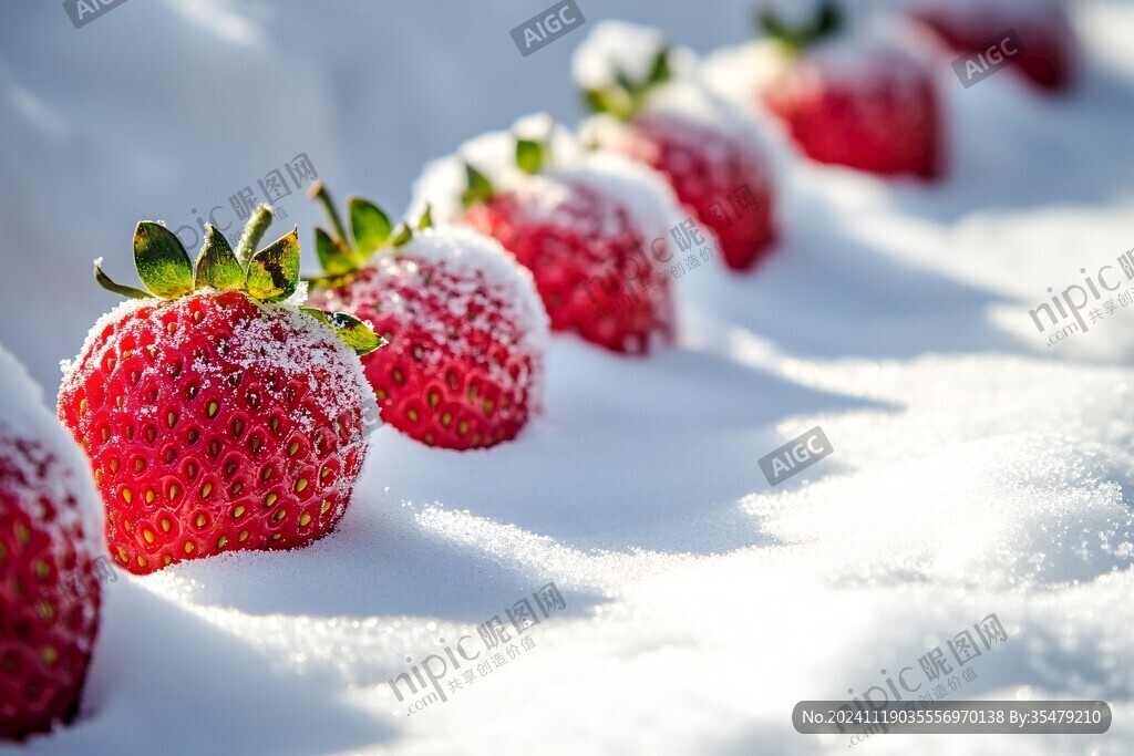 雪顶草莓