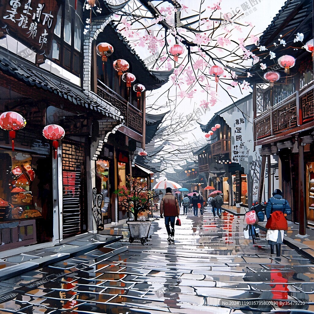 雨后山塘街