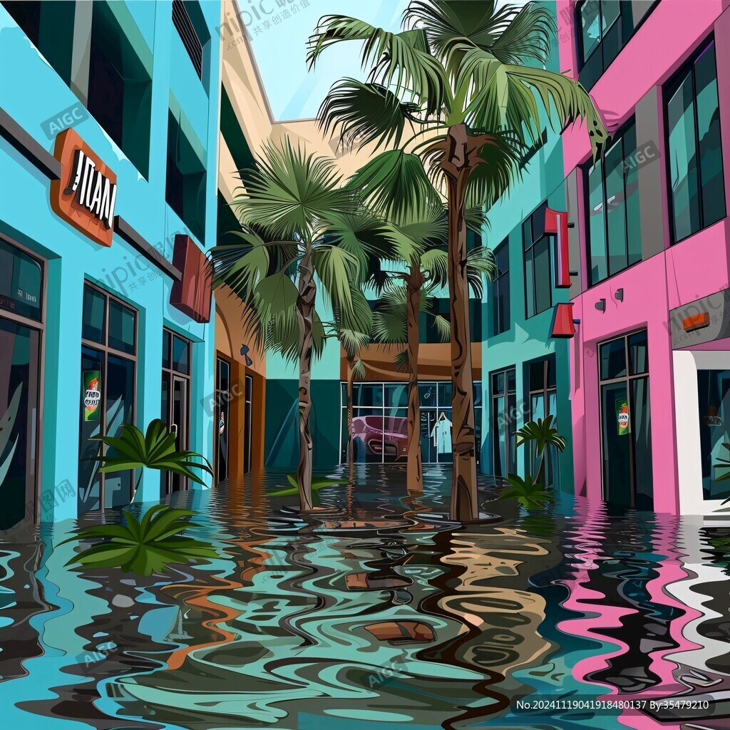 水灾场景