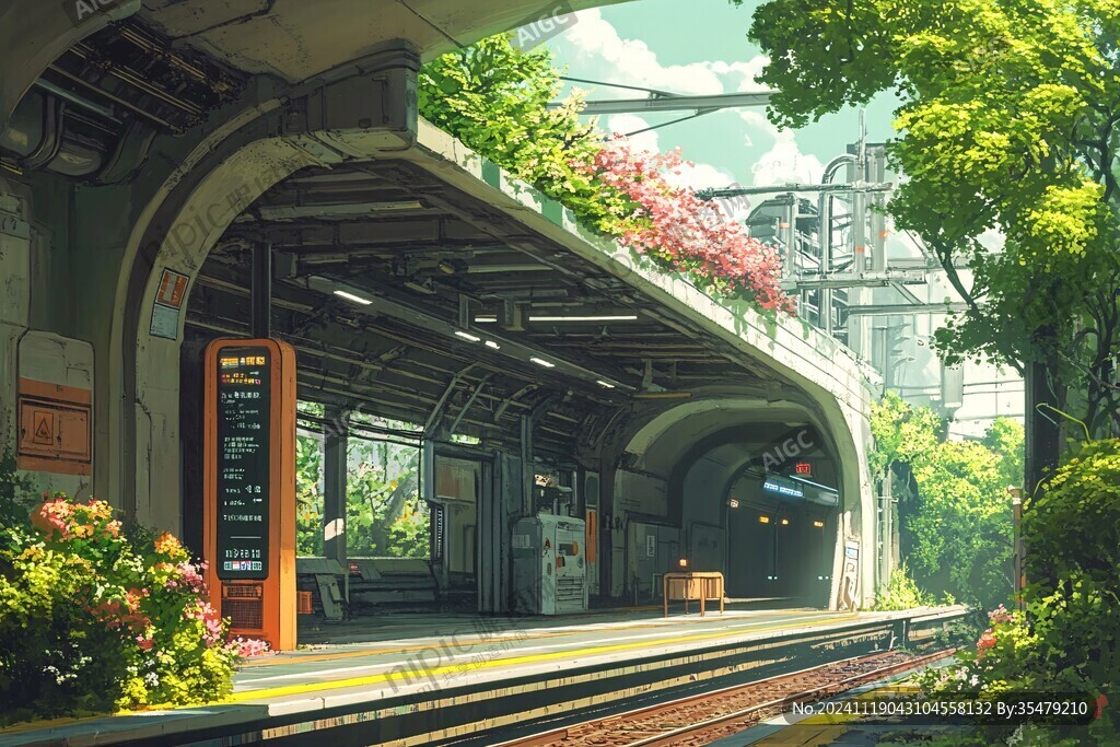 高铁原画