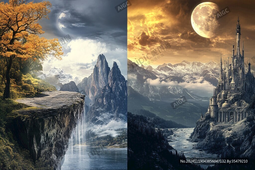 高清拼接风景