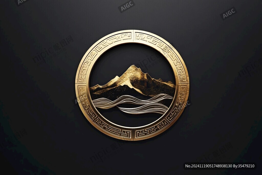 金矿logo设计