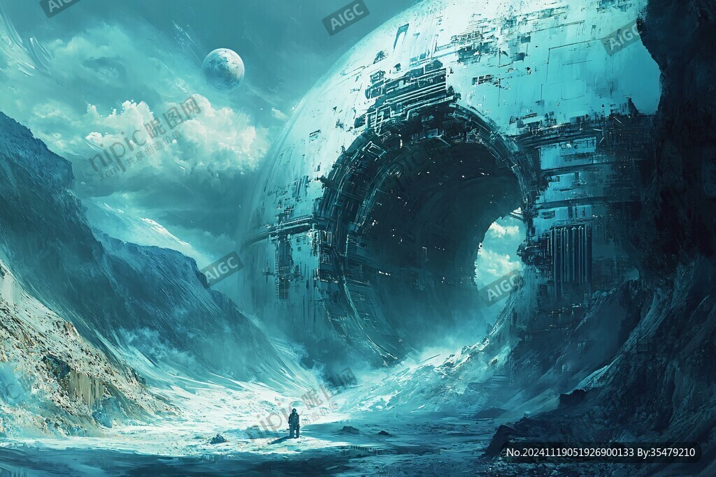 科幻题材插画