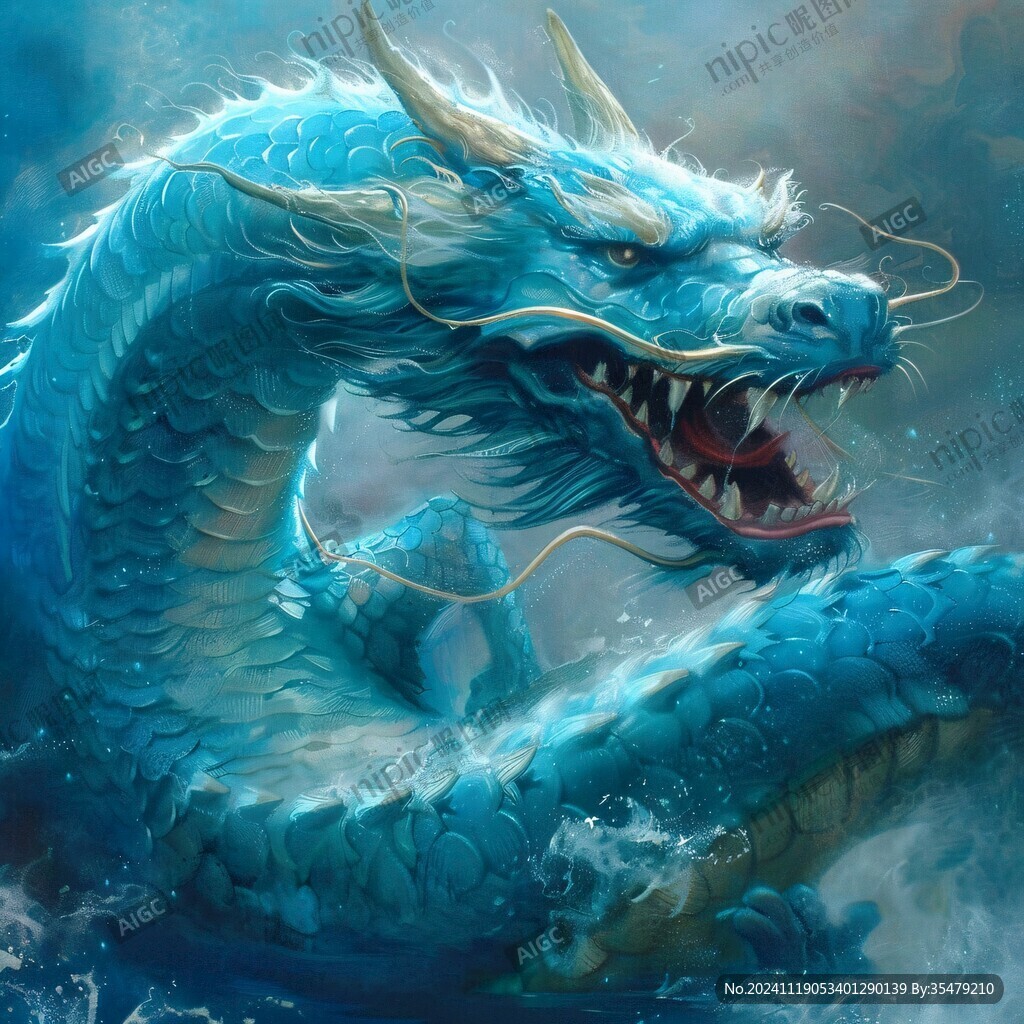 古代四神之一青龙