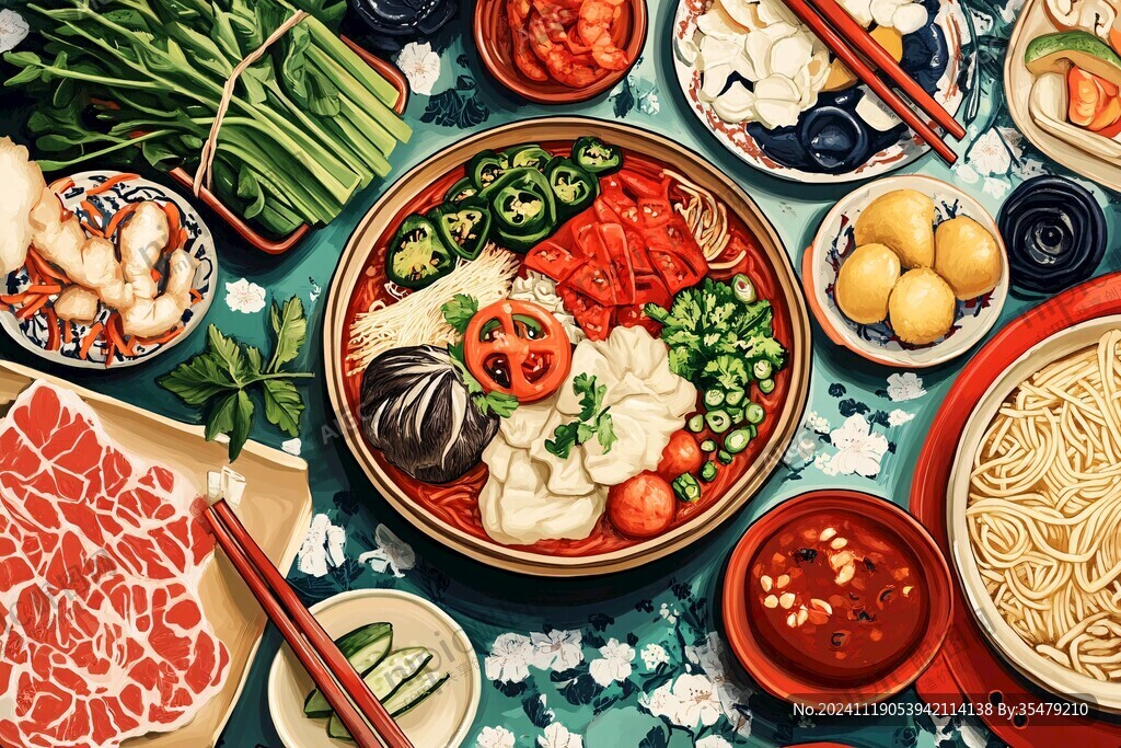 烩面插画