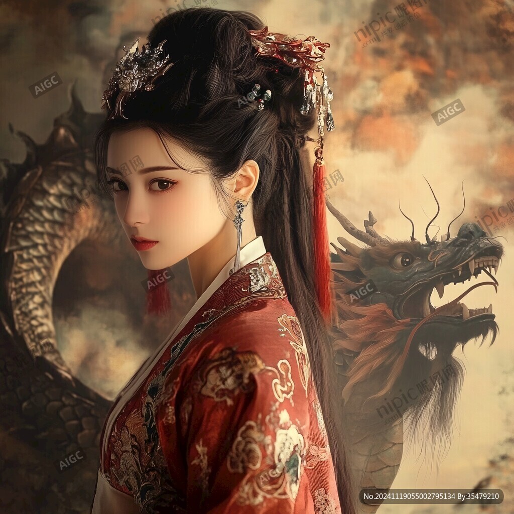 古风龙女ip