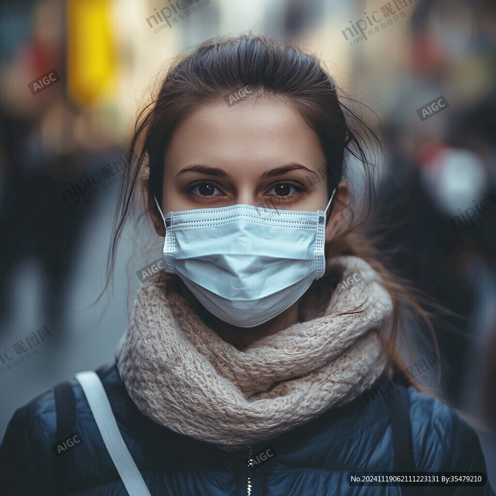 出门戴口罩广告