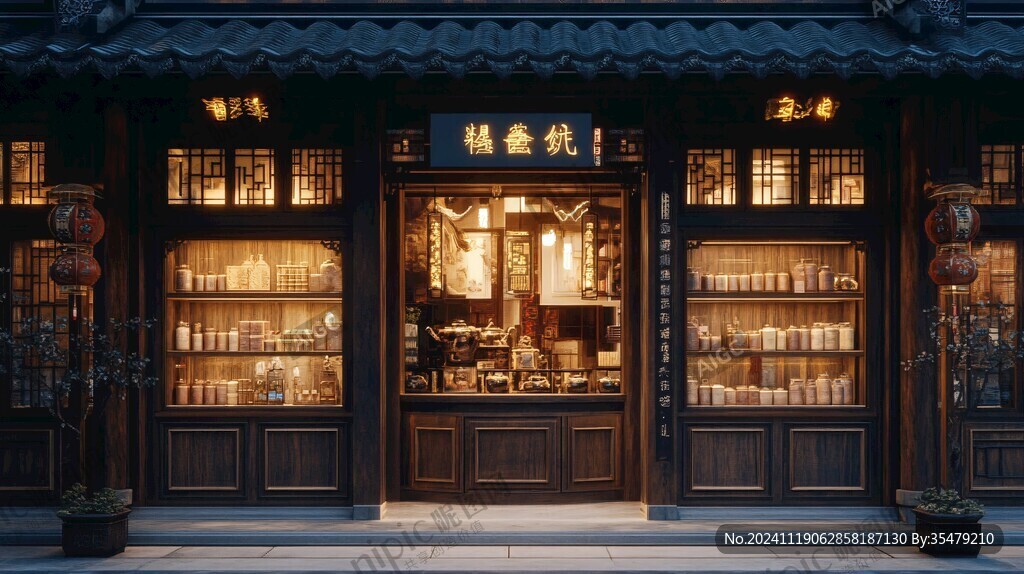 中式药铺