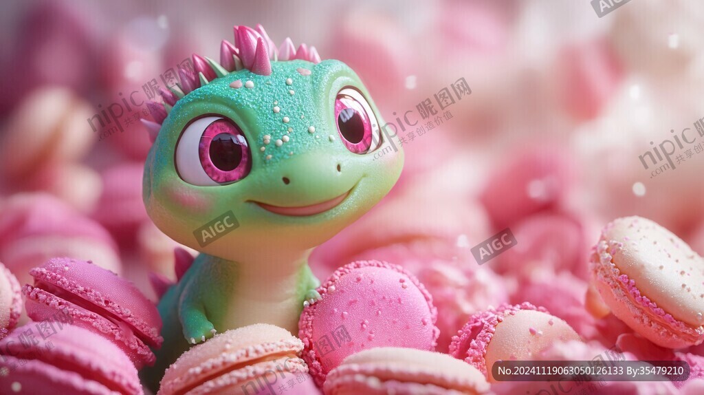 呆萌小恐龙形象