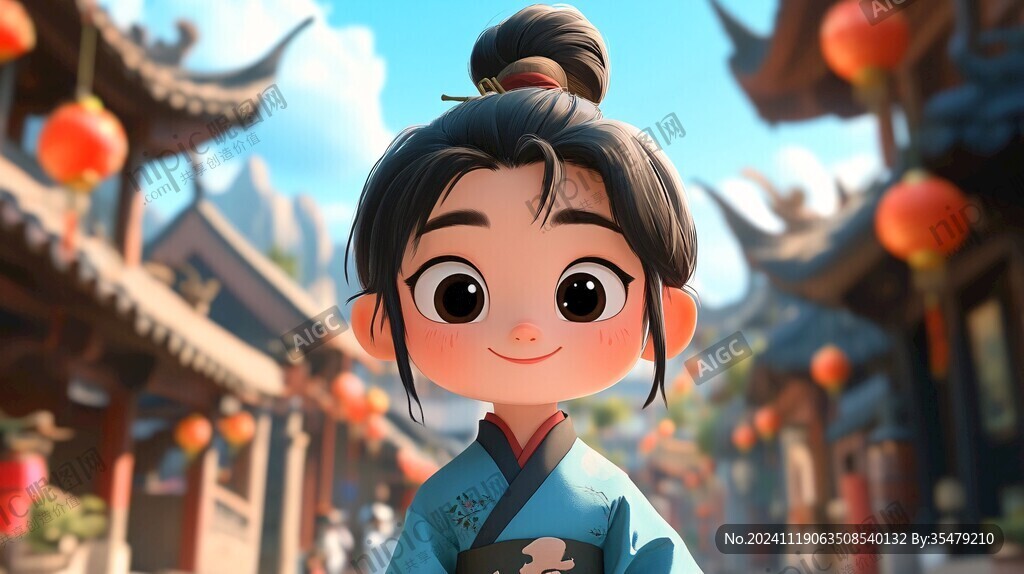 q版书童