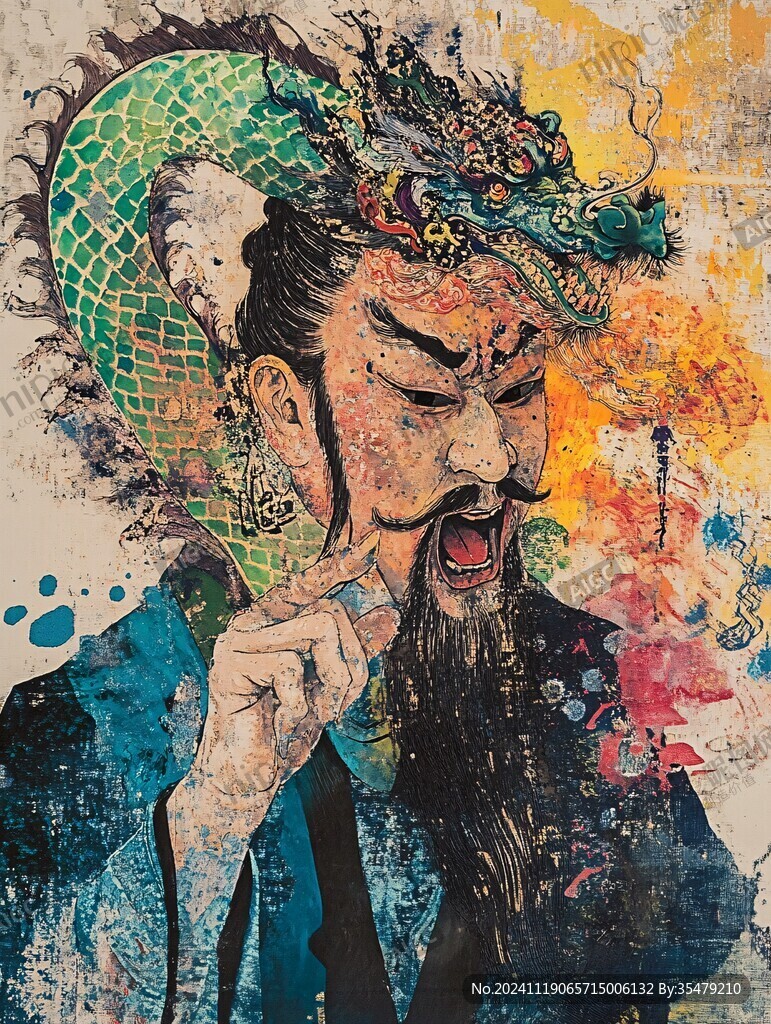 燃面壁画