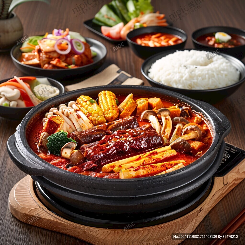 韩式火锅套餐