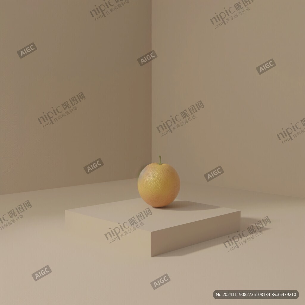 lowpoly苹果