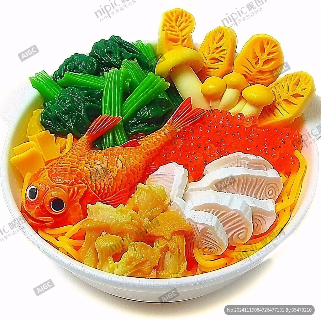 凤尾鱼蝴蝶面