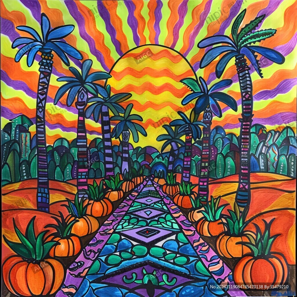 装饰风景作品
