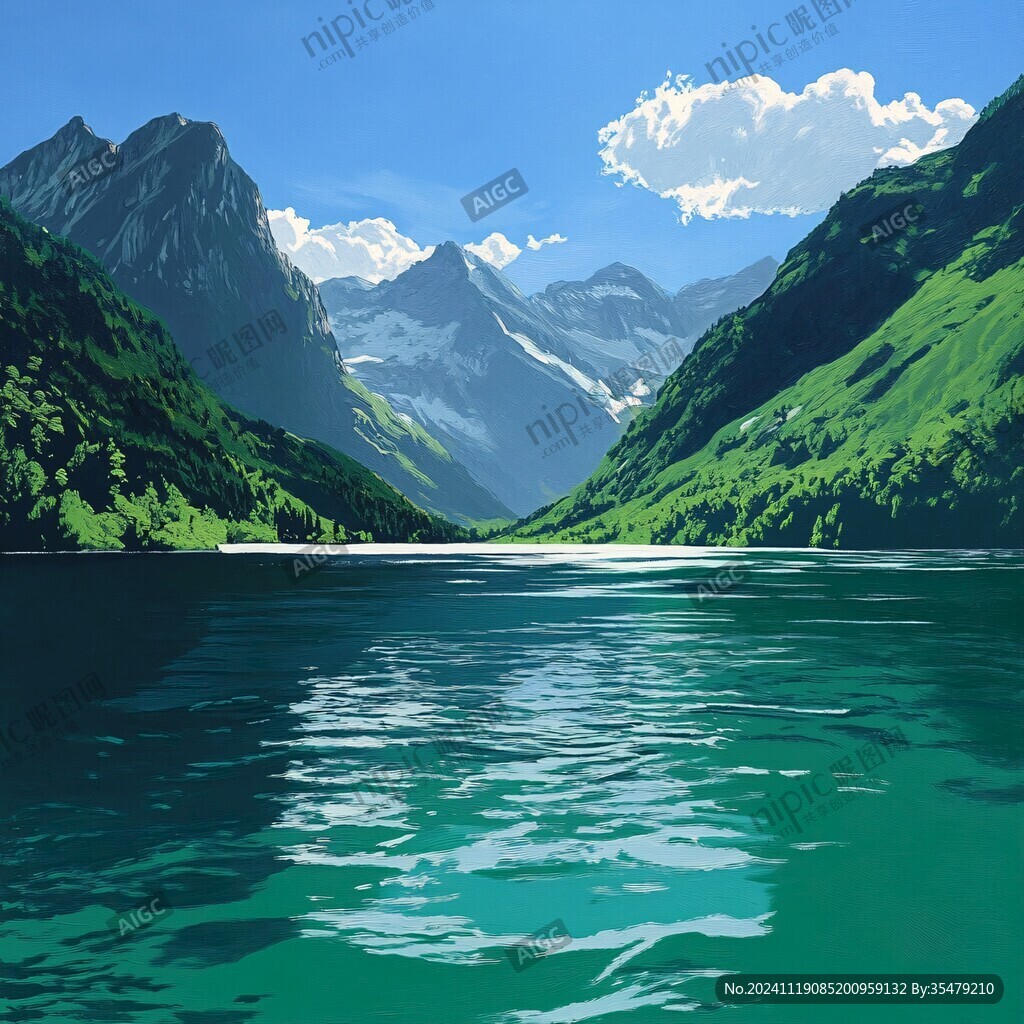 唯美自然山青水秀