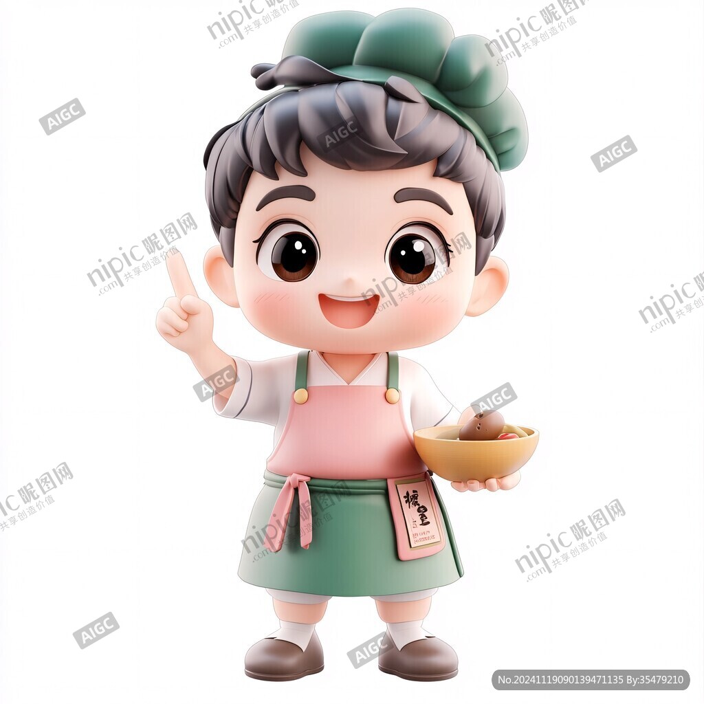 卡通面点师