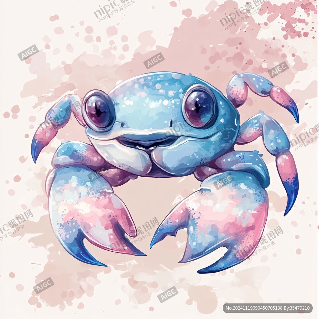 美蛙鱼头插画