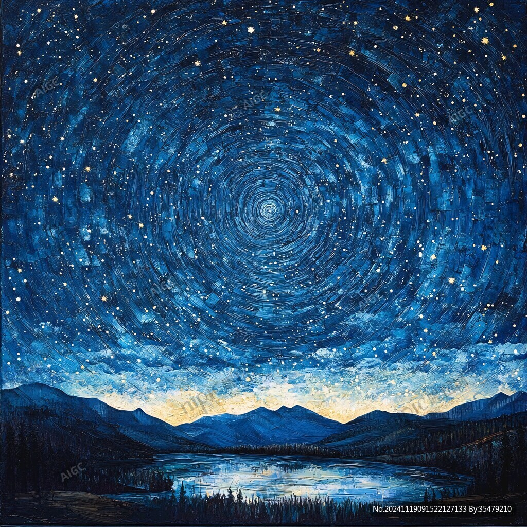 银河立体画