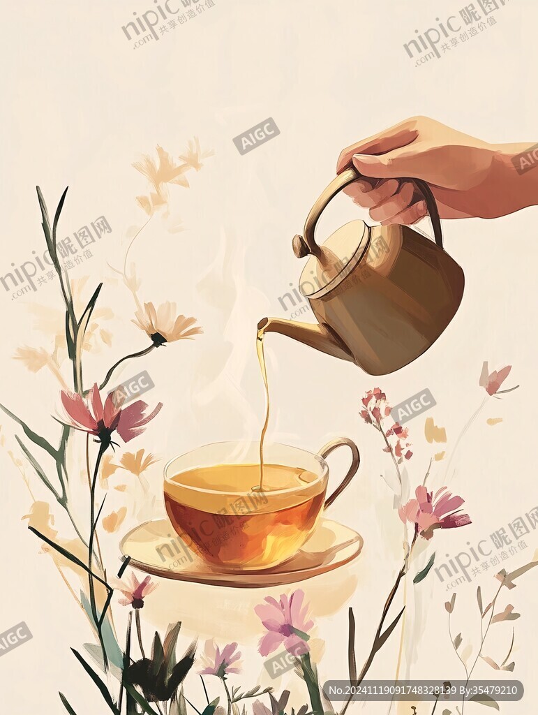 原创茶艺插图