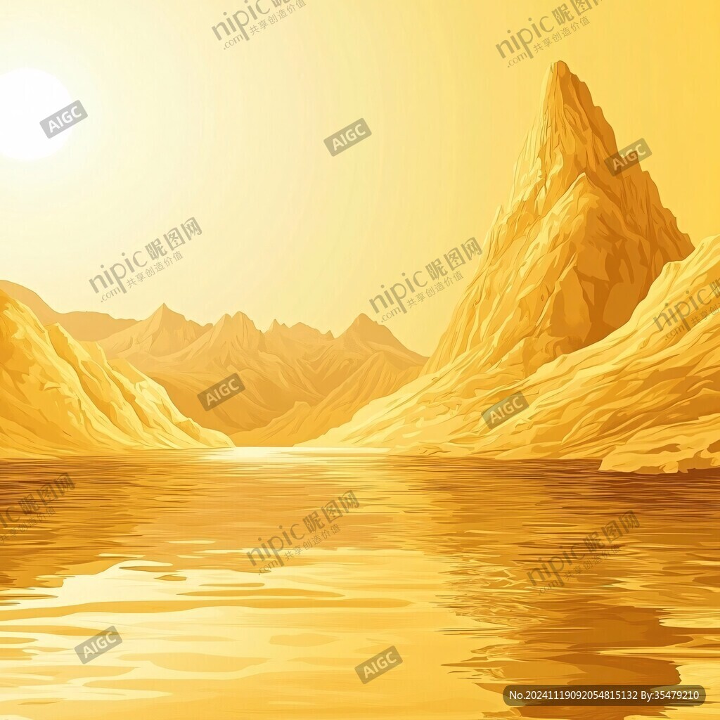 戈壁滩插画