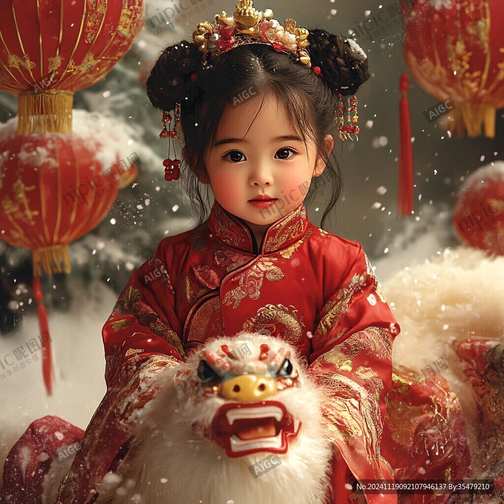 新年男童女童