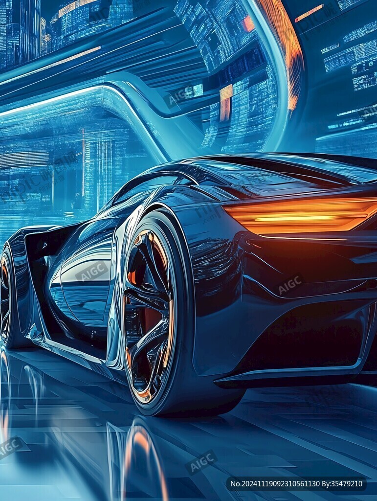 绚丽线条汽车