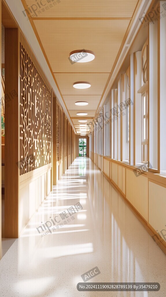 学校走廊素材