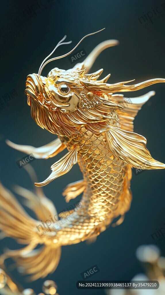 掐丝金龙