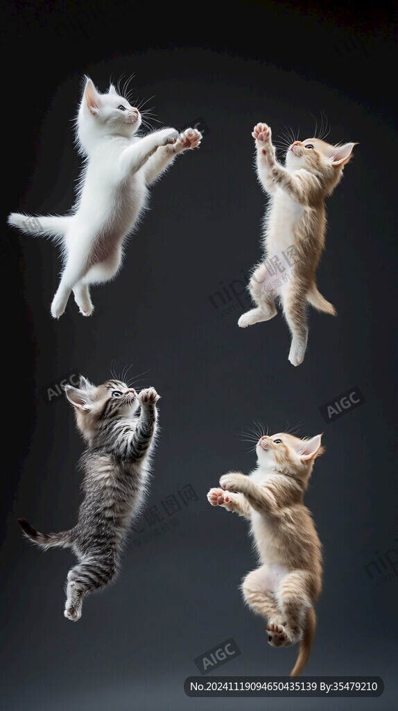 跳跃的小猫