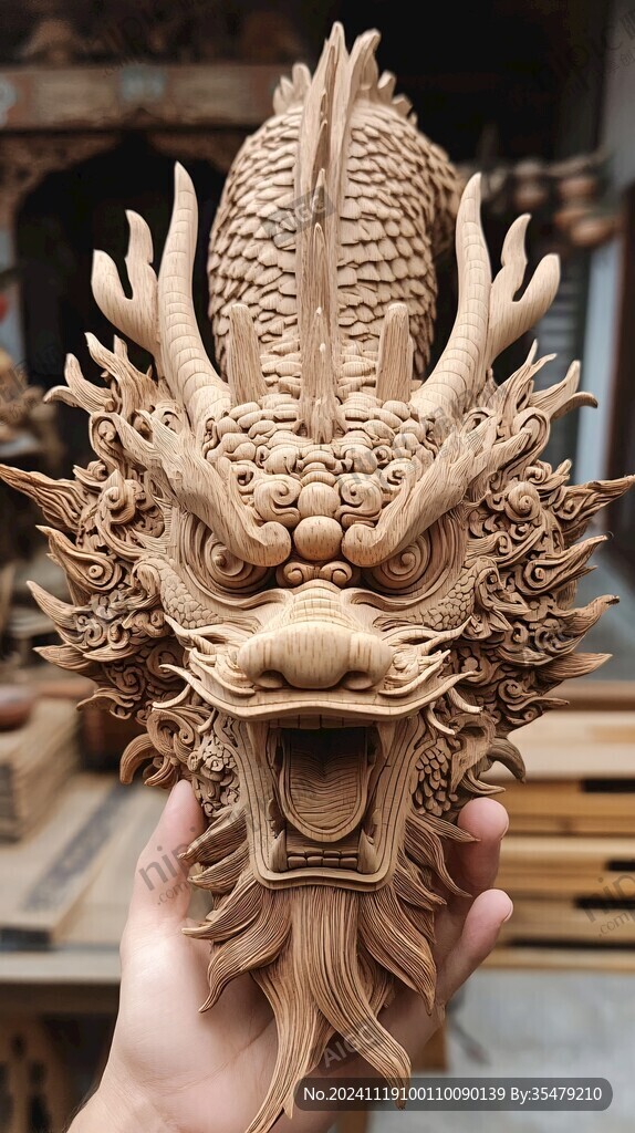龙头船牙雕