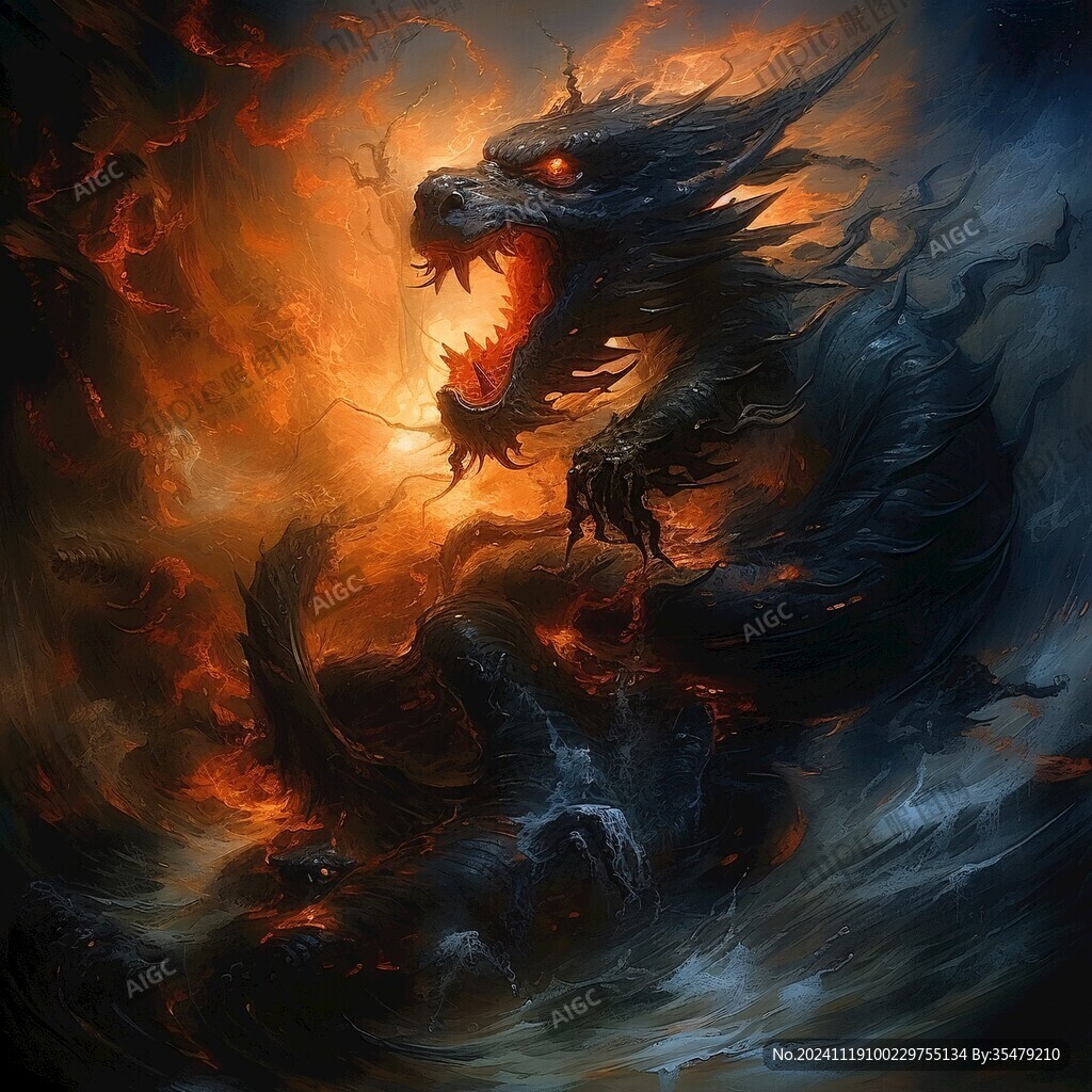 插画龙年插画