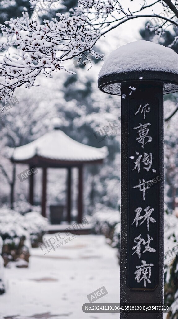 雪中南天竺