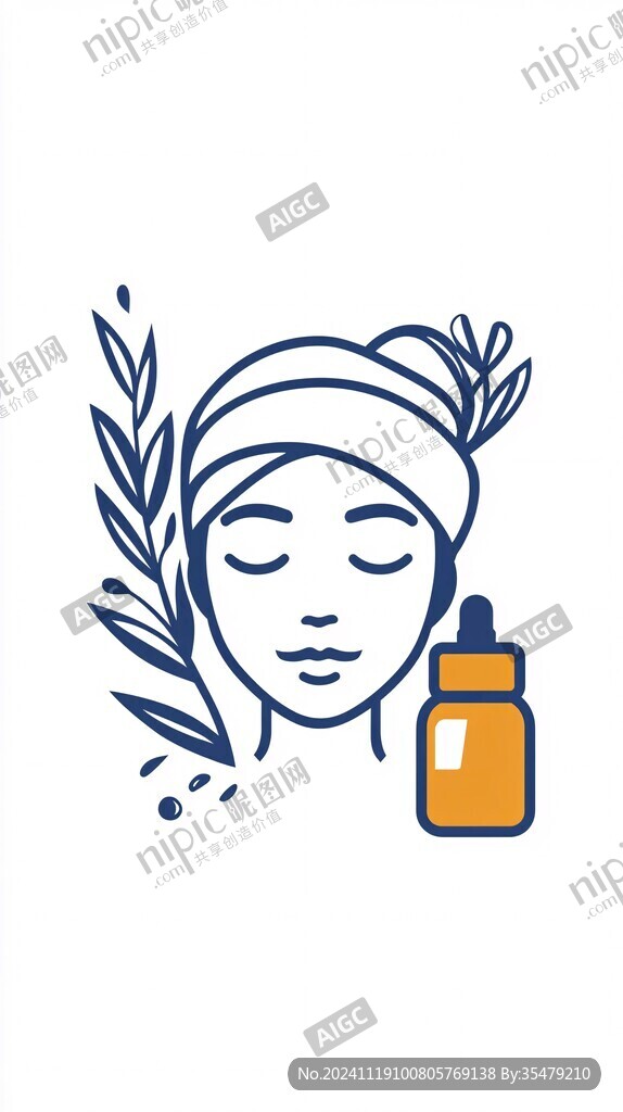香熏精油化妆品女孩
