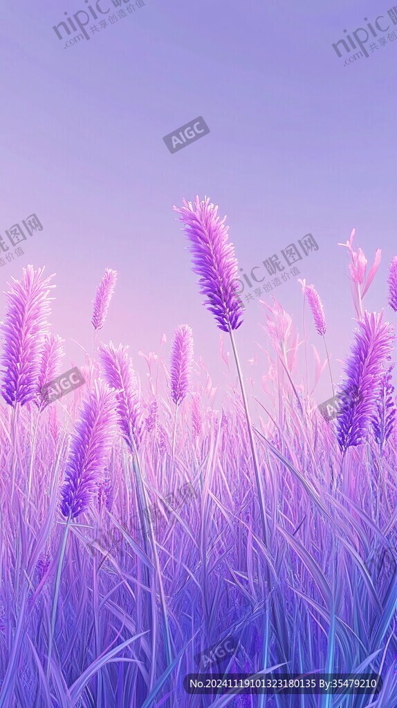 狗尾草插画