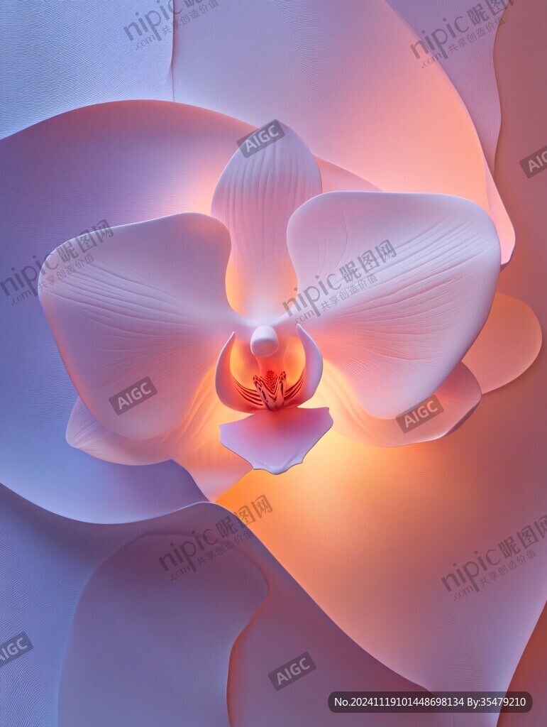 创意白兰花
